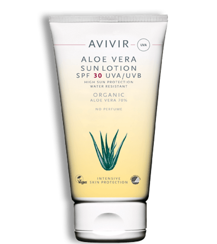 AVIVIR Aloe Vera Solkrem SPF30 duftnøytral 150 ml