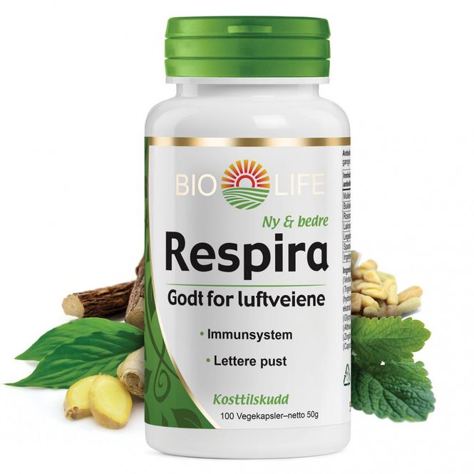 Hovedbilde Bio-Life Respira 100 kapsler