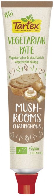 Hovedbilde Tartex Vegetarpostei Sjampinjong 200g tube
