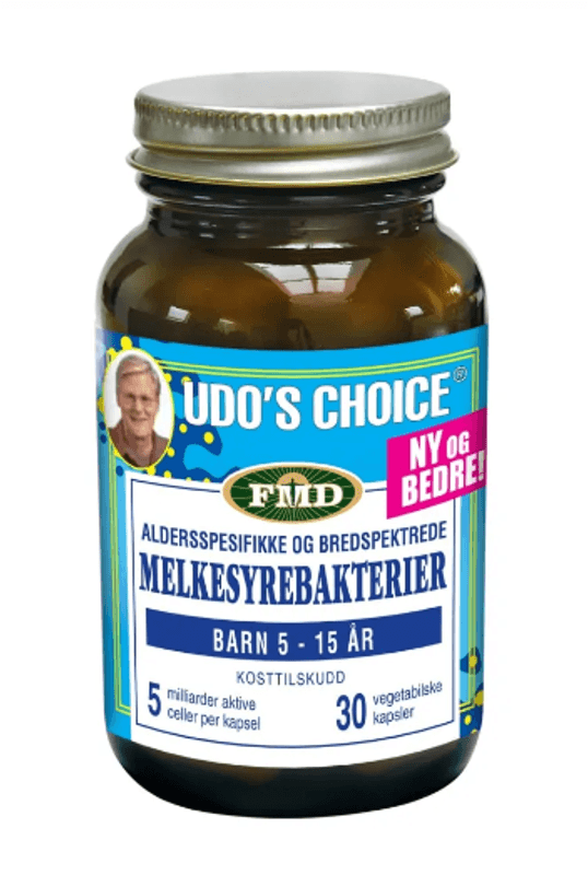 Udo's Choice Probiotika Barn 5-15 år 30 kapsler