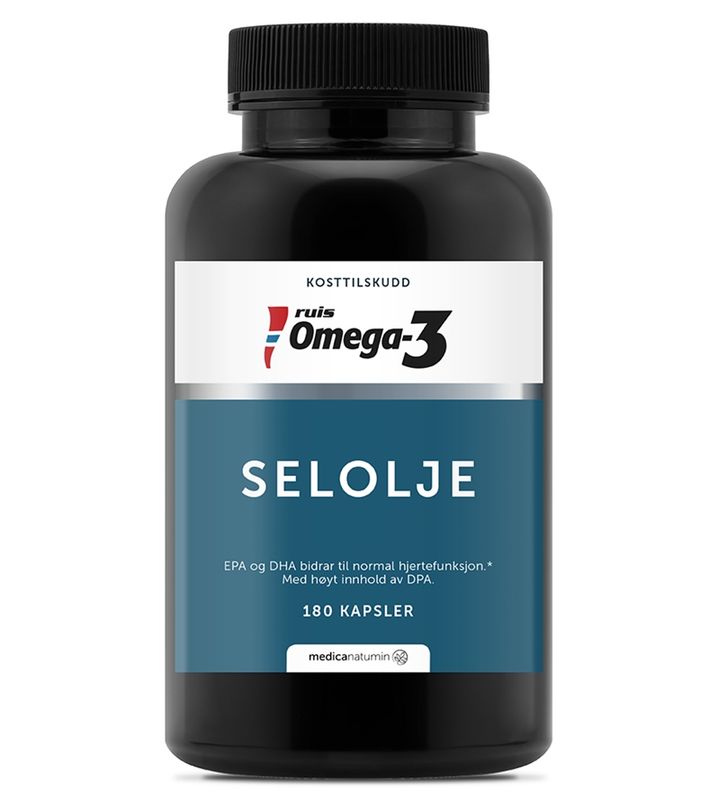 Ruis Omega-3 Selolje 180 kapsler
