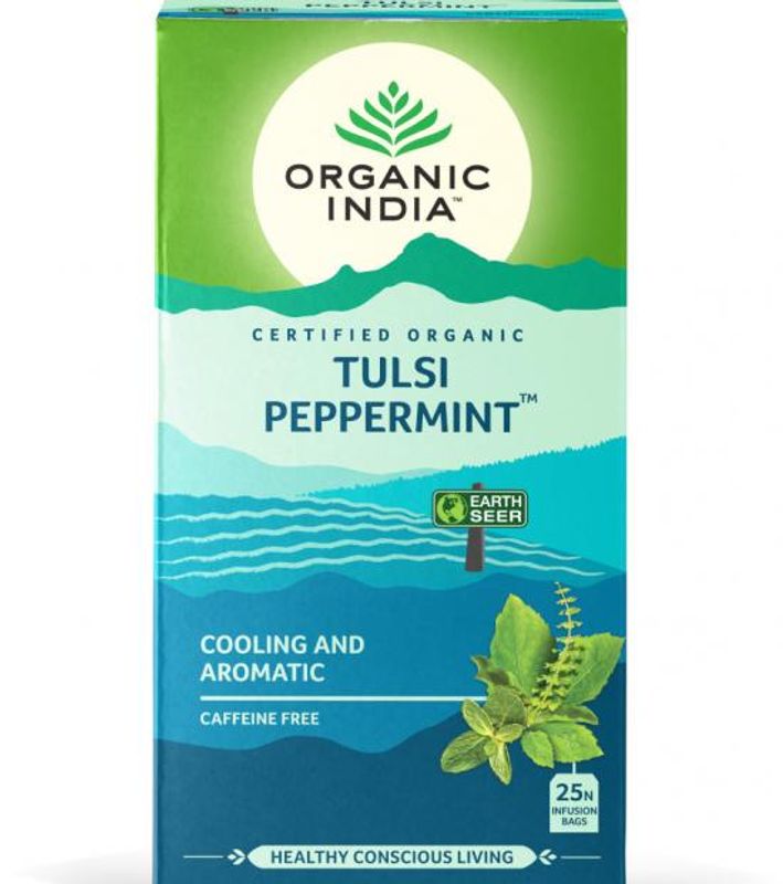 Organic India Tulsi Peppermint Tea 25 poser
