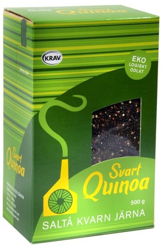Saltå Kvarn Quinoa HEL svart 500 g