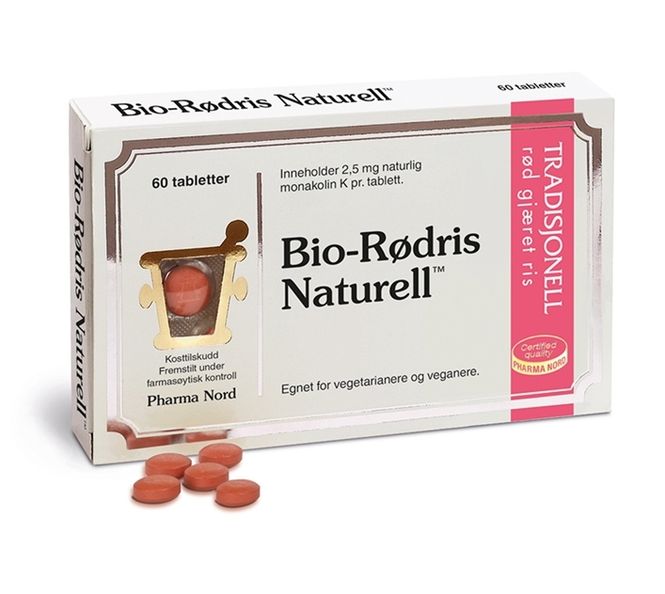 Hovedbilde Bio-Rødris Naturell 60 tabletter Pharma Nord