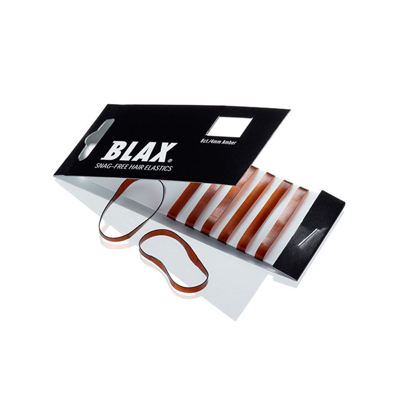 BLAX Hårstrikker brune 8 stk