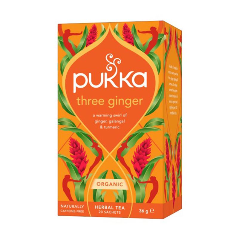 Pukka Three Ginger Tea 20 poser