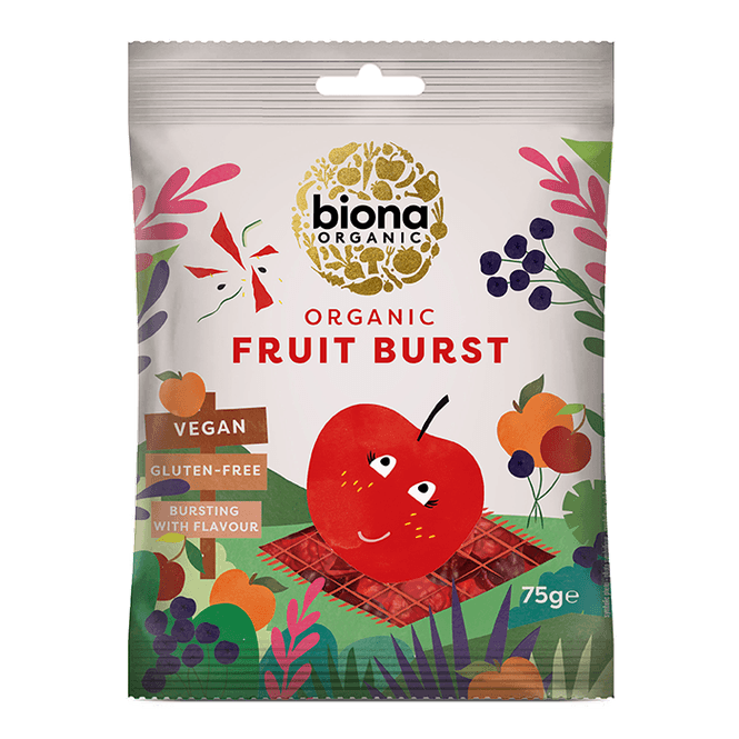 Hovedbilde Biona Godteri Fruit Burst 75g