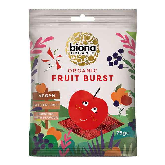 Hovedbilde Biona Godteri Fruit Burst 75g