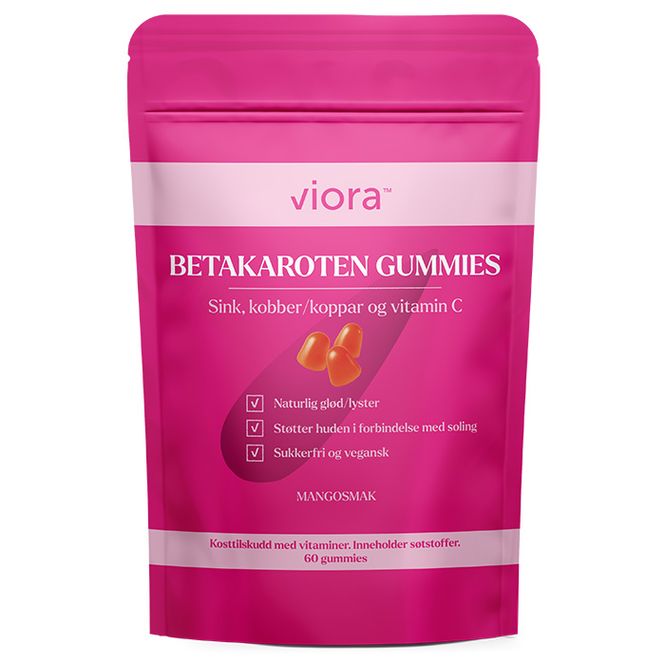 Hovedbilde Viora Betakaroten Gummies 60 stk