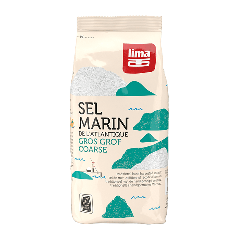 Lima Havsalt uraffinert grovt 1 kg pose