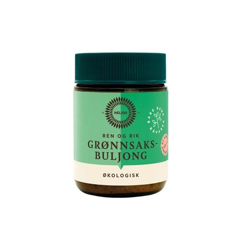 Helios Grønnsaksbuljong gjærfri 130g pulver