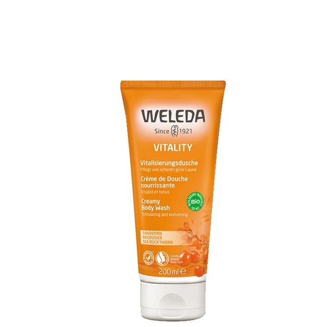 Hovedbilde Weleda VITALITY Sea Buckthorn Dusjkrem 200 ml